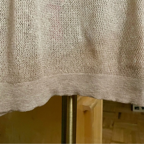 Designer light mauve mesh top - Picture 7 of 9